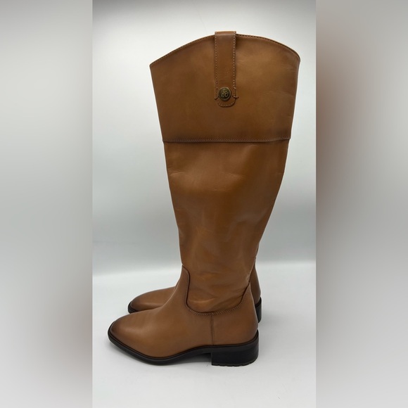 Sam Edelman Drina Ath New Whisky Almond Toe Knee High Riding Boots - Picture 3 of 6